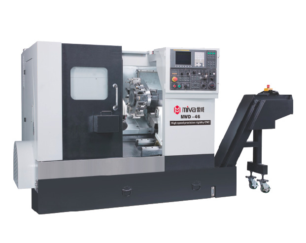 刀塔尾顶式精密数控车床